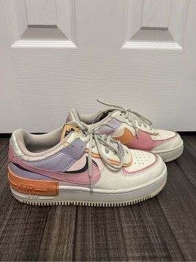 Nike Air Force Shadow - Pink, Lavender & Peach Accents
